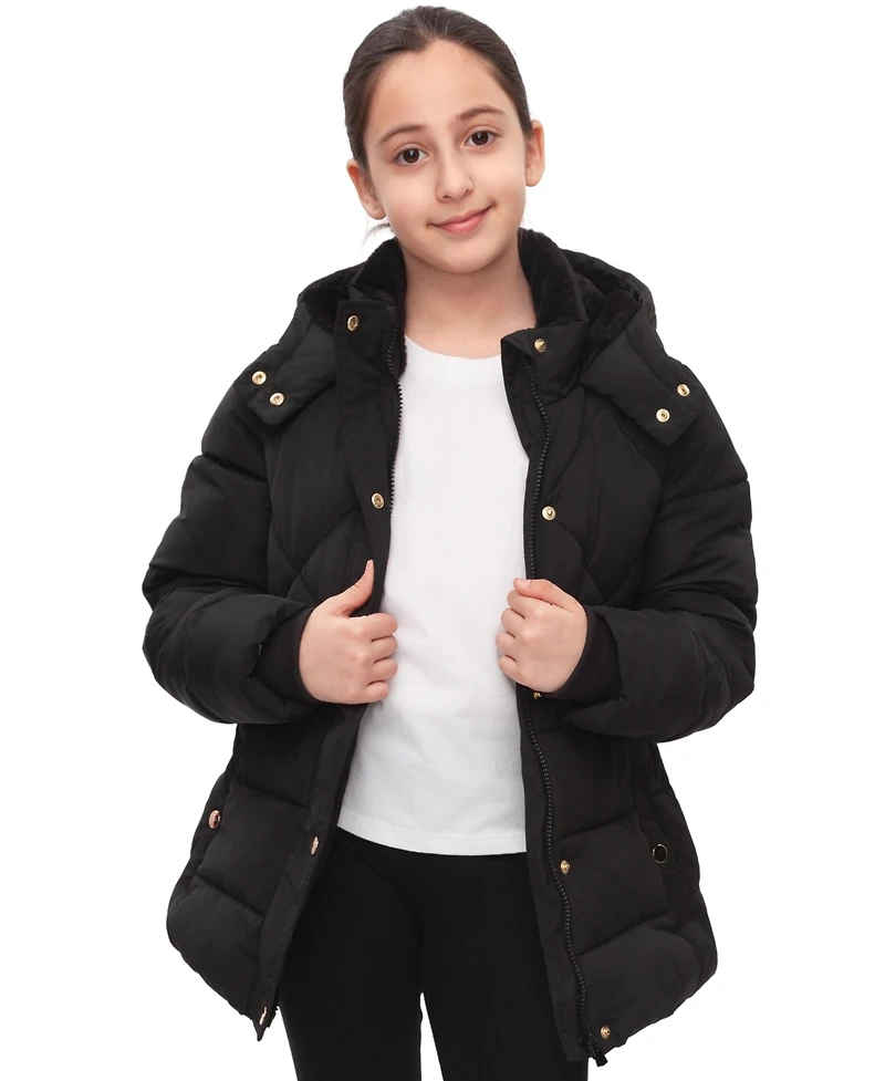 Rokka&Rolla Girls Timeless Quilted Coat