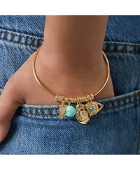 Jessica Simpson Turquoise Evil Eye Collar Necklace