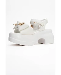 Merida Buckle Platform Sandal (Women)