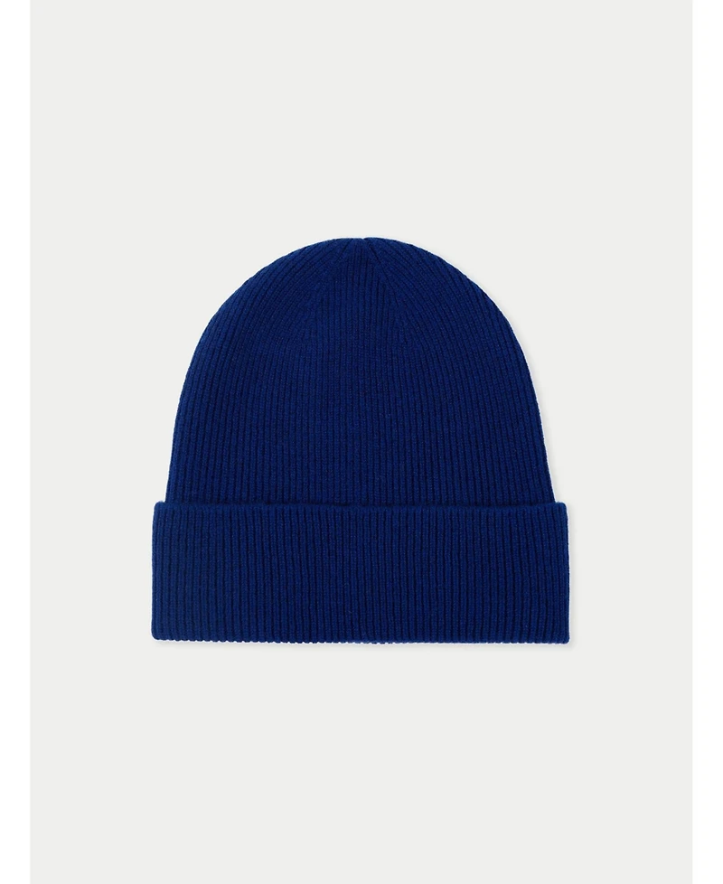 Cashmere Rib Knit Beanie