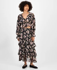 And Now This Women's Tiered Ruffle Midi Skirt, Macy's Exclusive