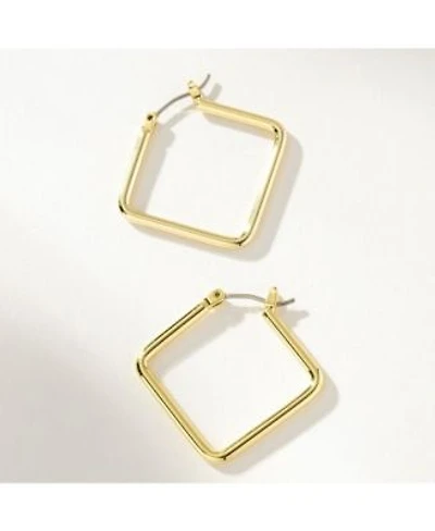 14k Gold Plated Girl Boss Hoop Earrings