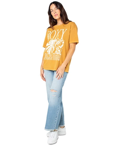Roxy Juniors' Feel The Sunshine Graphic Cotton T-Shirt