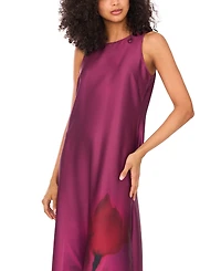 Vince Camuto Women's Placed-Print Maxi Dress