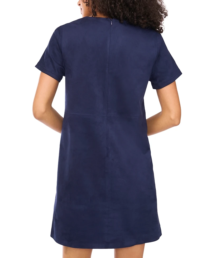 Vince Camuto Women's Seamed-Panel Shift Mini Dress