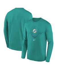 Nike Preschool Aqua Miami Dolphins Legend Icon Long Sleeve T-Shirt