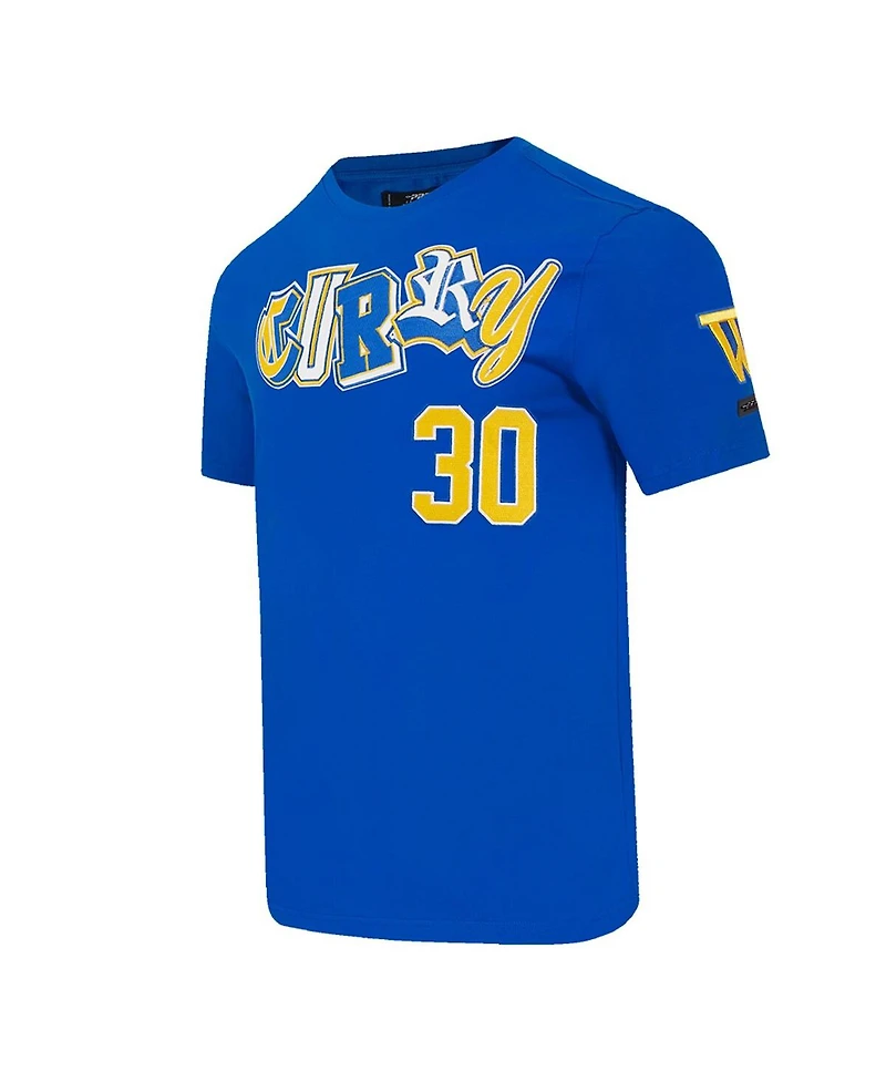 Pro Standard Men's Stephen Curry Royal Golden State Warriors City Ransom T-Shirt