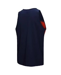 Mitchell & Ness Men's Navy Chicago Bears Retro Color Block Tank Top