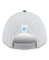 New Era Men's Gray/Graphite Los Angeles Chargers 2025 Nfl Training Camp A-Frame 9FORTY Adjustable Hat