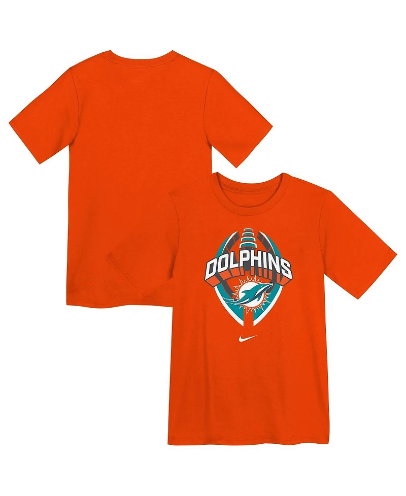 Nike Preschool Orange Miami Dolphins Icon Legend Performance T-Shirt