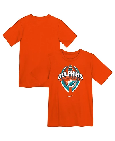 Nike Preschool Orange Miami Dolphins Icon Legend Performance T-Shirt