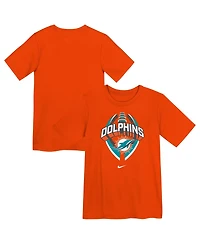 Nike Preschool Orange Miami Dolphins Icon Legend Performance T-Shirt