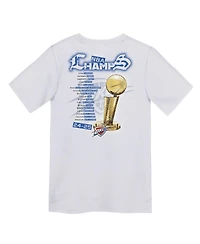 Nike Preschool White Oklahoma City Thunder 2025 Nba Finals Champions Parade Roster T-Shirt