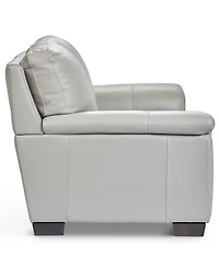 Cobbie Leather 69" Loveseat, Macy's Exclusive