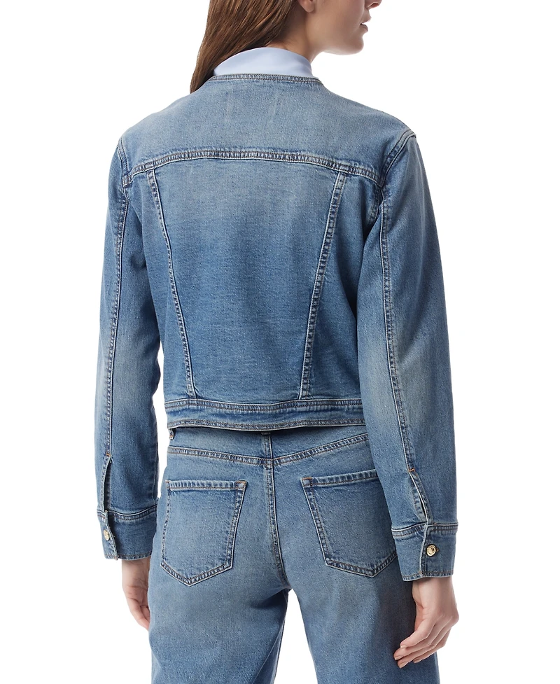 Dee Ocleppo Women's Amy Collarless Denim Jacket