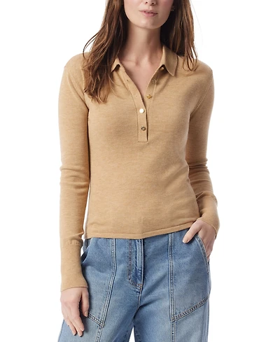 Dee Ocleppo Women's Sinead Long-Sleeve Polo Sweater