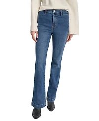 Dkny Jeans Petite High-Rise Flare-Leg