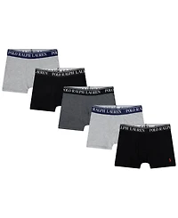 Polo Ralph Lauren Big Boys Stretch Boxer Briefs, Pack of 5