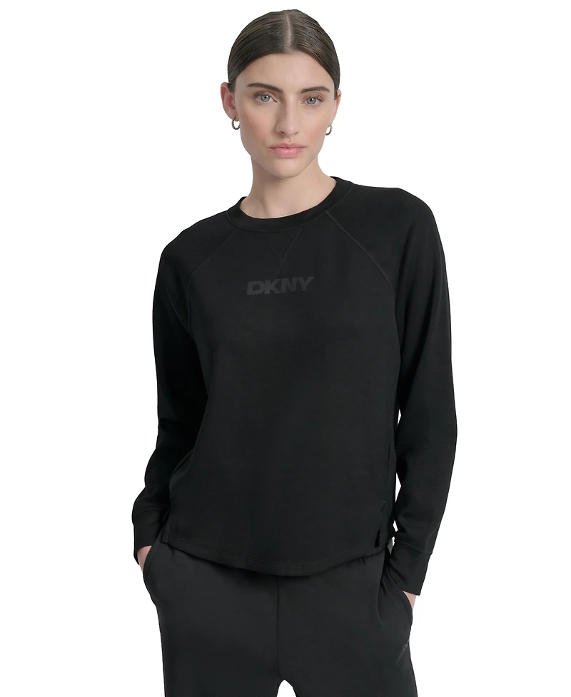Dkny Women's Highline Scuba Crewneck Pullover