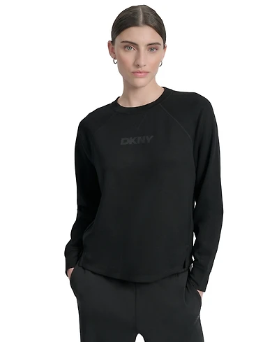 Dkny Women's Highline Scuba Crewneck Pullover