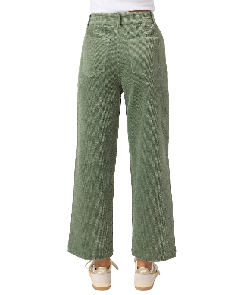 O'Neill Juniors' Langford Corduroy Mid-Rise Pants