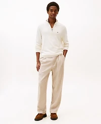 Tommy Hilfiger Men's Essential Quarter-Zip Pullover Knit Sweater