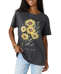 O'Neill Juniors' Botanic Blossom Graphic Cotton T-Shirt