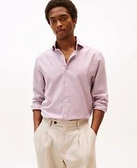 Tommy Hilfiger Men's Royal Oxford Ithaca Long Sleeve Button Up Shirt