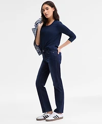 Liverpool Los Angeles Women's Long Sleeve Scoop Neck Top