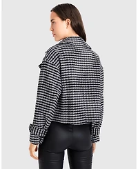 Belle & Bloom Women's Power Over Me Tweed Jacket