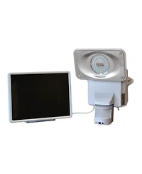 Maxsa Innovations Solar-Powered Video Camera Floodlight - White