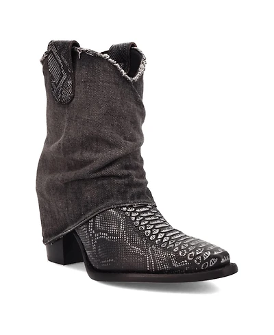 Dingo Women's Denim Dream Leather Bootie