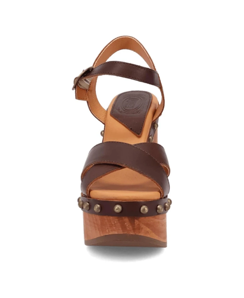 Dingo Women's Lotus Wooden Sandal