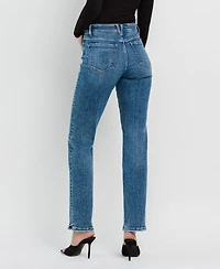 Flying Monkey Women's High Rise Straight Jeans