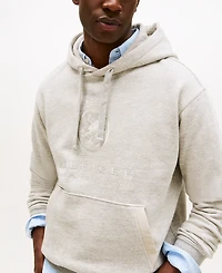 Tommy Hilfiger Men's Tonal Logo Crest Embroidery Hoodie