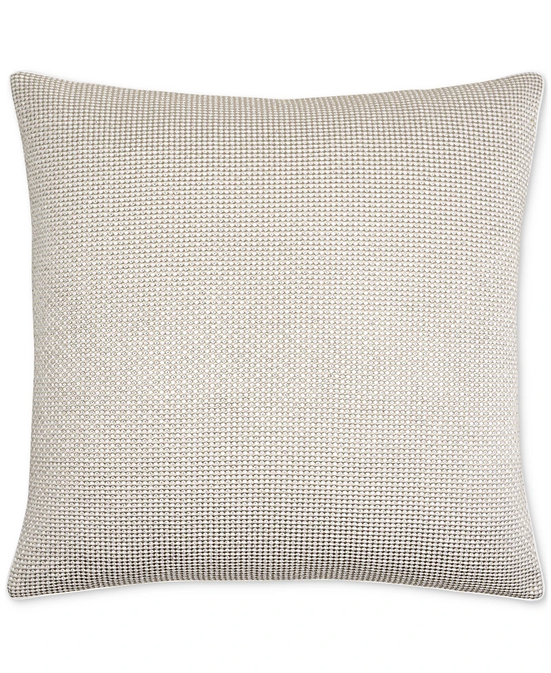Hotel Collection Beaded Lattice Euro Sham Decorative Pillow, 26" x 26", Macy's Exclusive
