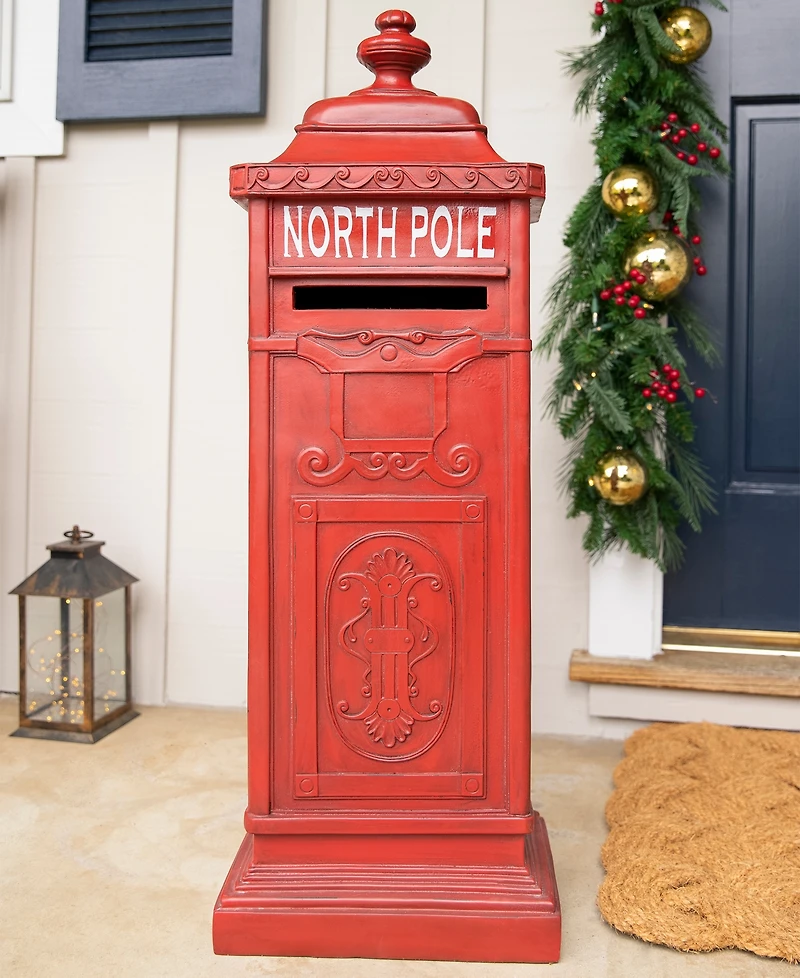 Balsam Hill 12.8" Outdoor Letters to Santa Mailbox