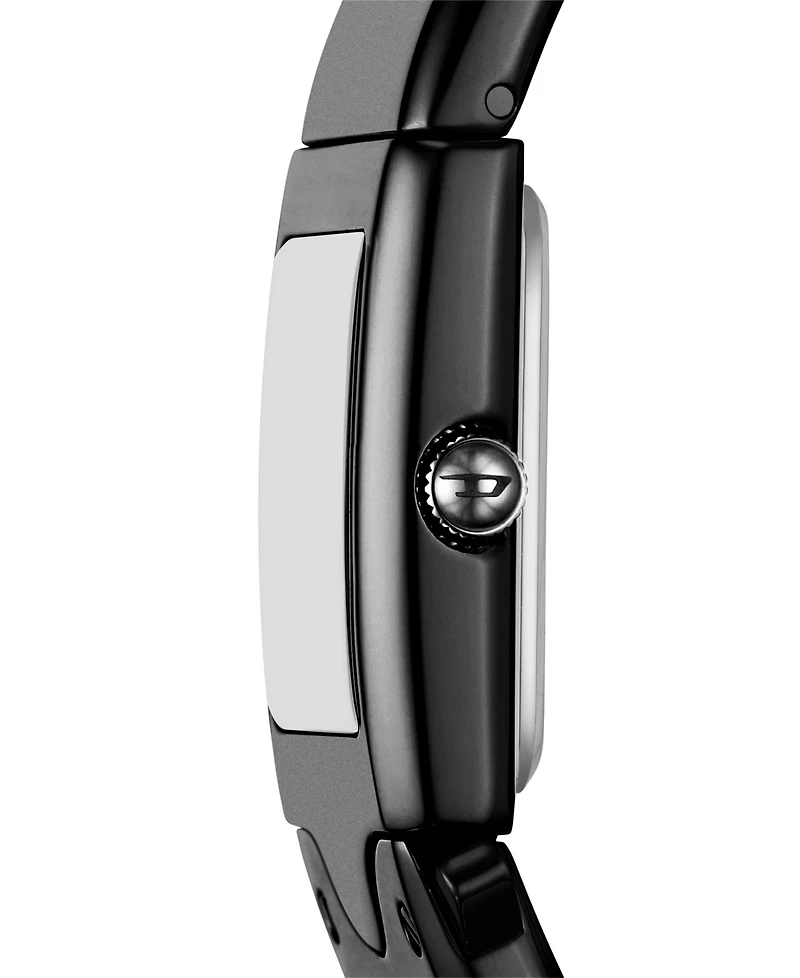 Diesel Men's Closer Quartz Three-Hand Gunmetal Stainless Steel Watch, 22mm