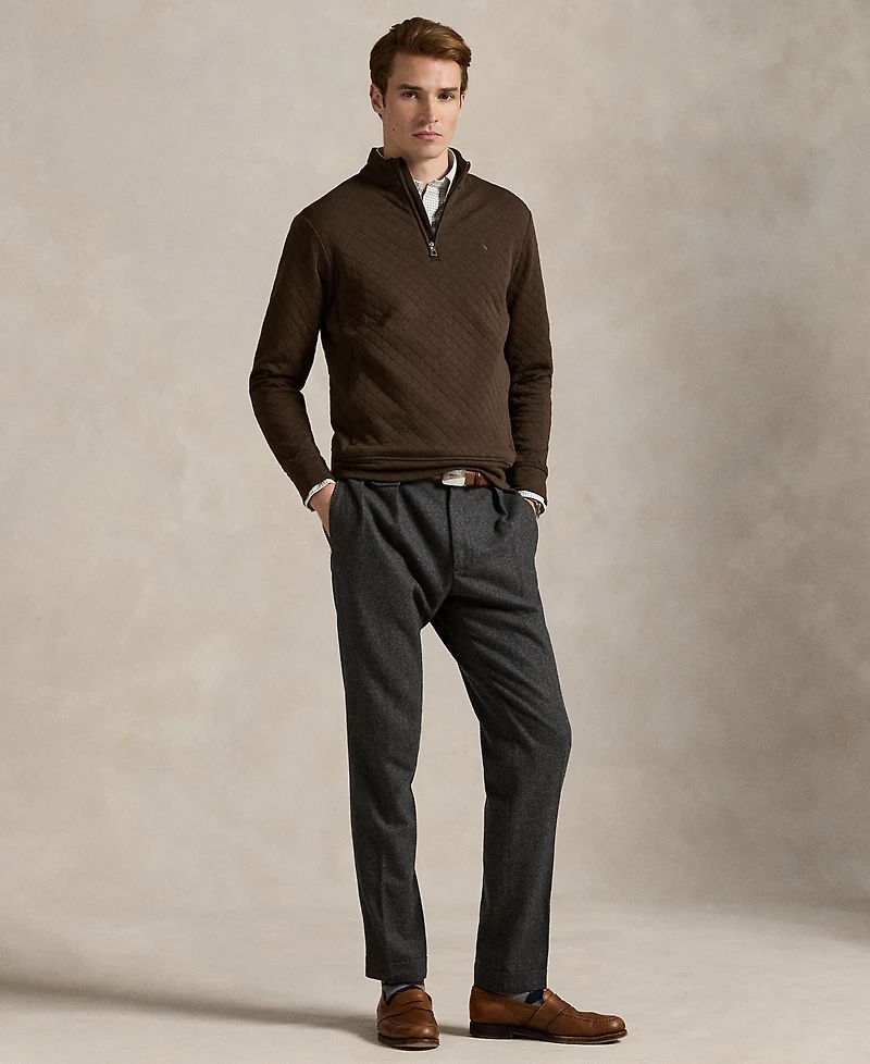 Polo Ralph Lauren Men's Quilted Double-Knit Jersey Pullover