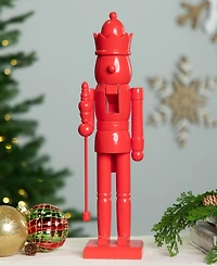 Northlight 15" Nutcracker King with Crown and Scepter Standing Christmas Figure