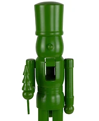 Northlight 15" Nutcracker Soldier with Tree Christmas Figure
