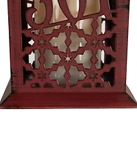 Northlight 11" Snowflakes Joy Christmas Candle Lantern