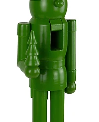 Northlight 15" Nutcracker Soldier with Tree Christmas Figure