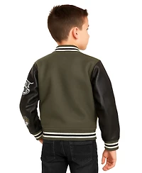 Ring of Fire Big Boys Nyc Woolen Varsity Jacket