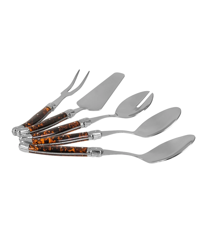 French Home Laguiole Tortoise Shell 5-Pc. Hostess Set