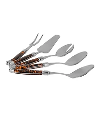 French Home Laguiole Tortoise Shell 5-Pc. Hostess Set