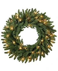 Balsam 26" Hill Fraser Fir Pre-Lit Wreath