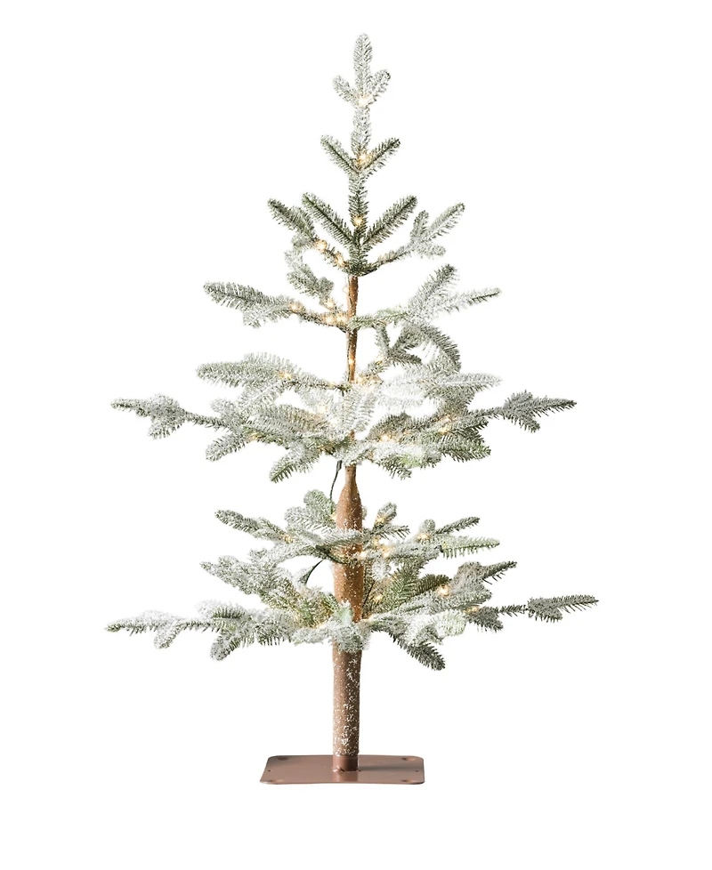 Balsam Hill 3 ft Frosted Alpine Balsam Fir Pre-Lit Tabletop Tree