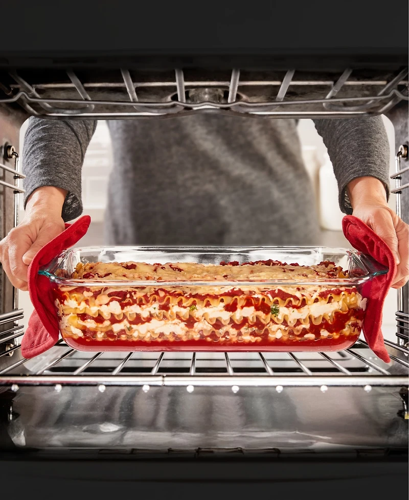Pyrex Deep Dish Baker with Lid, 9" x 13"