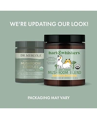 Bark & Whiskers Organic Fermented Mushroom Blend for Cats and Dogs, 2.11 Oz. (60g), 60 Scoops, Supports Digestive and Immune Function, Veterinarian Fo